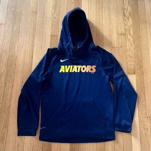 Nike x Las Vegas Aviators Hoodie Men’s Small Warmup Rare Blue Dri Fit Baseball